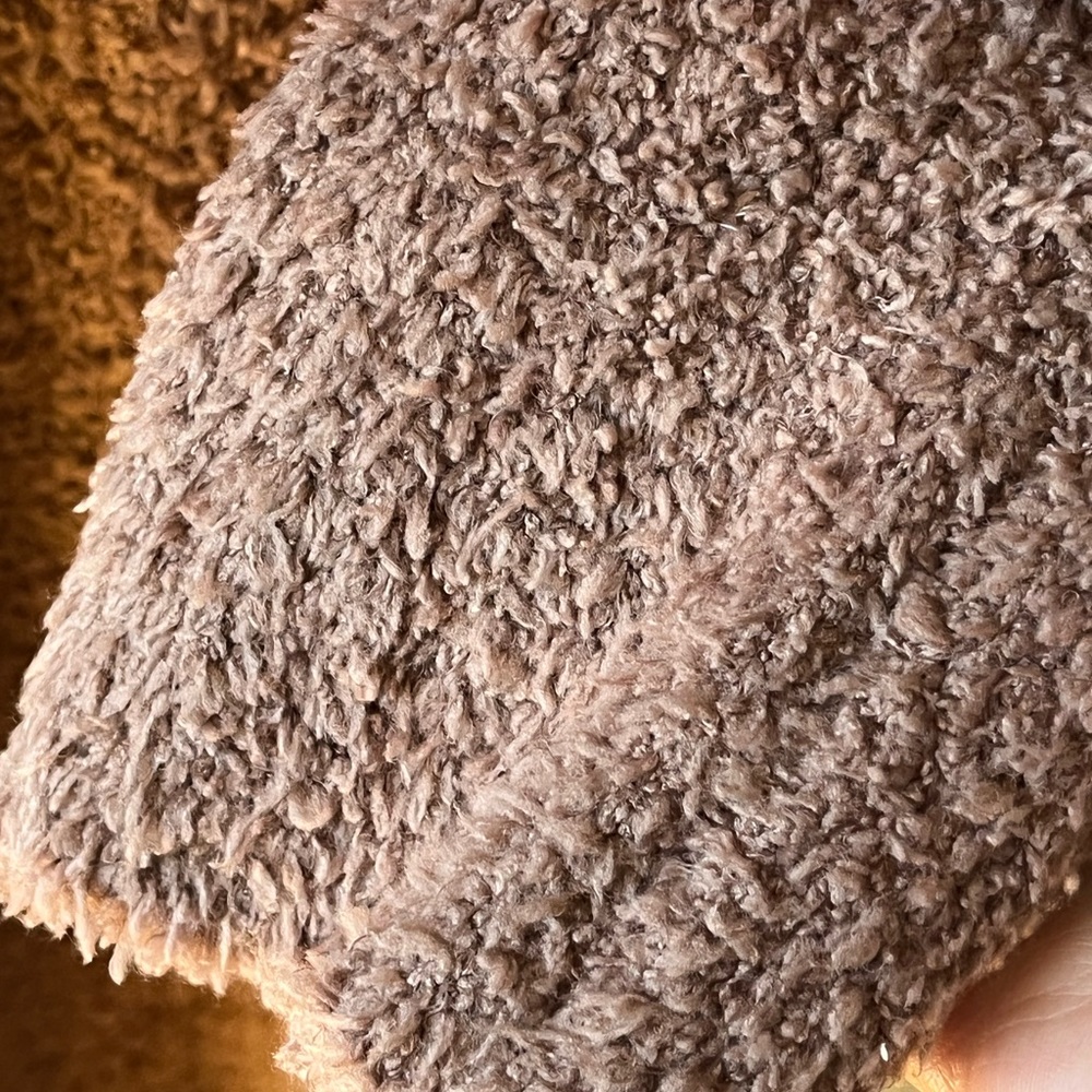 SKIMS NWT Cozy Boucle Knit long robe camel RARE FIND - Picture 9 of 15